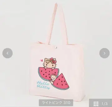 햇볕에 탄 키티 수박 헬로키티 산리오 토트백