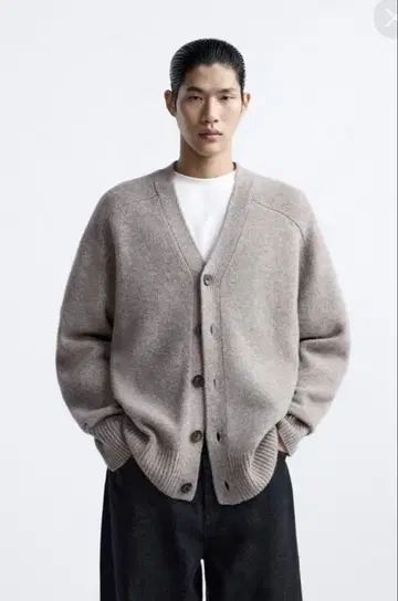ZARA 스튜디오 니콜슨 콜라보 울 블렌드 가디건 M
