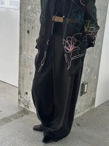 Ameri 아메리빈티지 MEDIWIDETUCK BONTAN PANTS