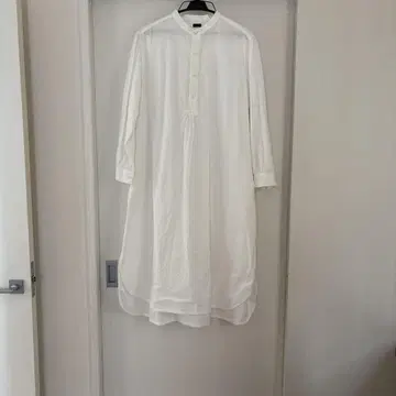 ICHI 화이트 셔츠 원피스 긴팔 연휴 한정 가격 인하