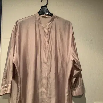 테치치 긴팔 셔츠 원피스