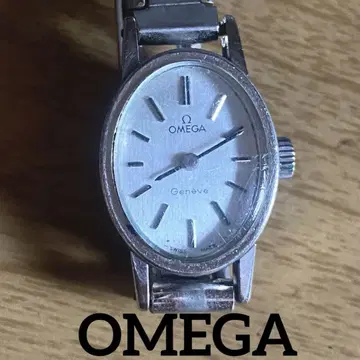 [ 작동 ] OMEGA Geneve 수동 와인딩 시계 실버 [ 빈티지 ]