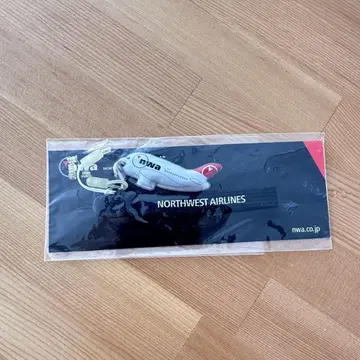 Northwest Airlines 비행기 모양 키링