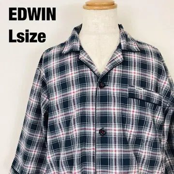 EDWIN 에드윈 반팔 셔츠 체크 무늬 D2