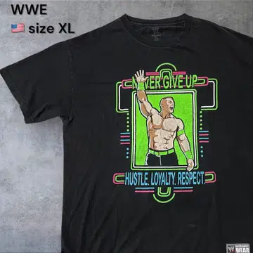 WWE 월드 레슬링 엔터테인먼트 티셔츠 XL 사이즈 빅 프린트