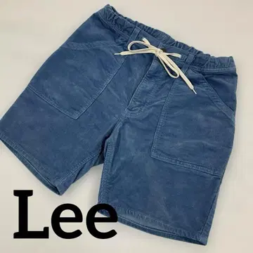 Lee 코듀로이 하프 팬츠 블루 M #1872