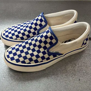 VANS 체크 슬립온 스니커즈 26cm