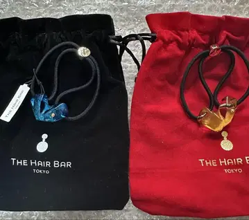THE HAIR BAR TOKYO 하트 젬 포니 2개 세트 (사이즈 M)