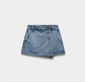 ZARA 데님 크로스오버 스커트