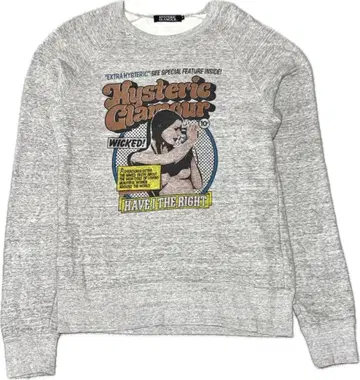 [인기] HYSTERIC GLAMOUR 맨투맨 티셔츠 M 사이즈