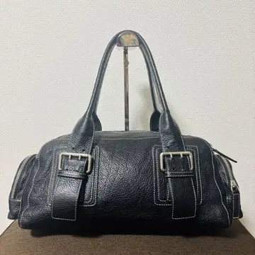 FULRA 핸드백 soho black leather y2k