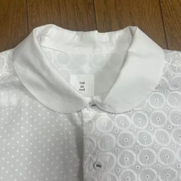 노드노드 블라우스 긴팔 화이트