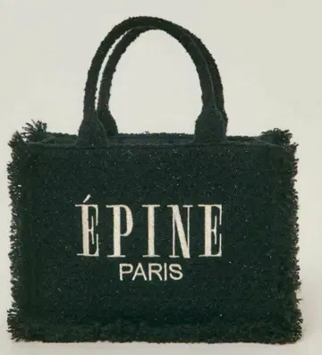 epine 트위드 토트백 북 토트 블랙 M 사이즈