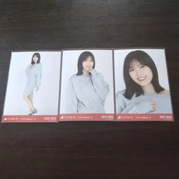 노기자카46 브로마이드 시바타 유나 컴프 미야기 사복 맨투맨