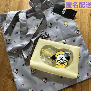 BT21 치미 비닐 파우치 에코백 세트