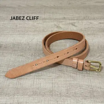 JABEZ CLIFF STIRRUP LEATHER BELT 베이지