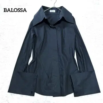 BALOSSA 발로사 블라우스 히요쿠 셔츠 포멀 블랙 이탈리아제