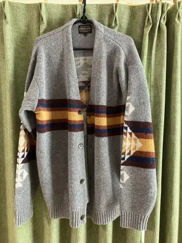PENDLETON/펜들턴 울 가디건 L 사이즈 그레이