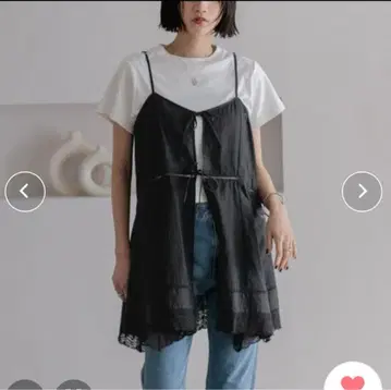 [미사용 새상품] 로리즈팜 2WAY 코튼 레이스 미니 원피스