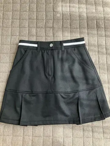 marie claire 블랙 플레어 스커트