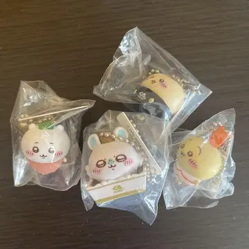 쿠라스시 치이카와 마스코트 키링 4개 세트