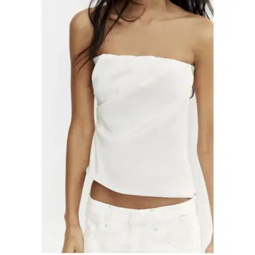미사용 새상품 ZARA 스트레치 반두 상의 S