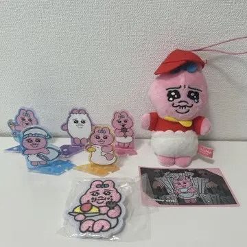 빤쮸토끼 봉제 인형, 아크릴 스탠드, 가챠가챠 총 8세트