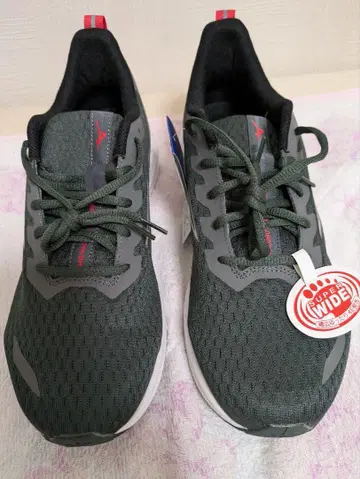 Mizuno 슈퍼 와이드 러닝화 그레이