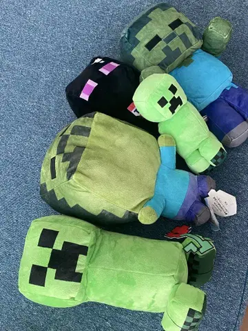 Minecraft 봉제 인형 세트 마인크래프트