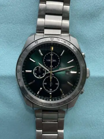 SEIKO 세이코 손목시계 남성용 크로노그래프 솔라