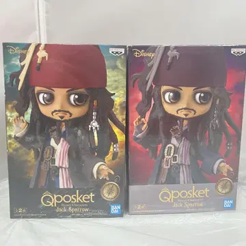 Qposket/잭 스패로우 피규어 전 2종 세트