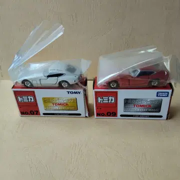 토미카 이벤트 모델 No.07 & No.09 도요타 2000GT 2대