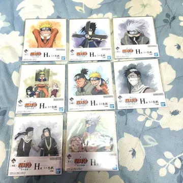 제일복권 NARUTO 파도의 나라 편 H상 미니 색지 전 종류 세트