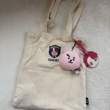 쿠키 토트백 & 정국 키링