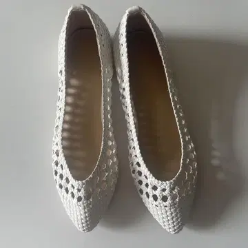 메쉬 로우힐 펌프스 24cm 미사용 새상품