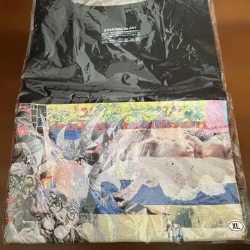 NAKAMA de ART 아트 프린트 티셔츠 XL SINGO 사이즈