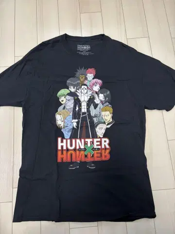 HUNTER X HUNTER 블랙 티셔츠 L 사이즈 레어템