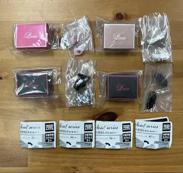 Licca closet series 클리어 슈즈 컬렉션 4종 가챠