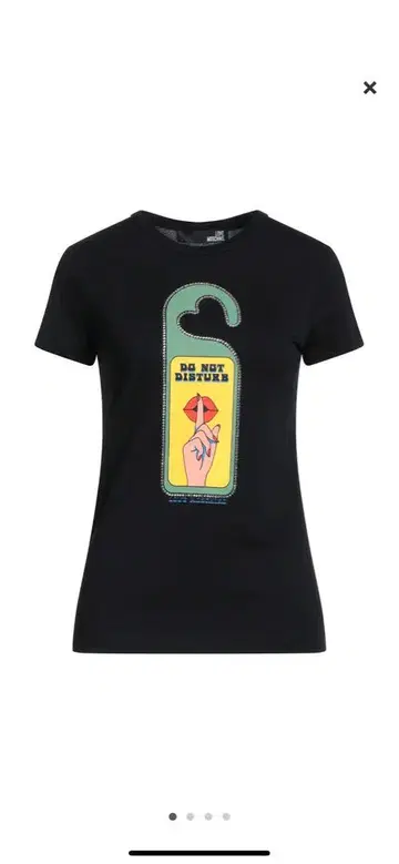 LOVE MOSCHINO 모스키노 moschino 티셔츠 블랙
