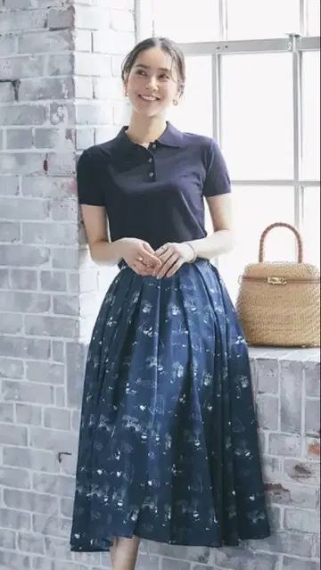 seventen 스완 프린트 스커트 컨디션 최상!