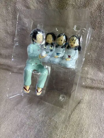 [미사용품] 귀멸의 칼날 탄지로 뚜껑덮개 피규어 닛신식품