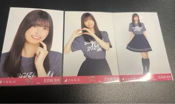 노기자카46 브로마이드 이오키 마오 셔링 원피스 후쿠오카 t셔츠