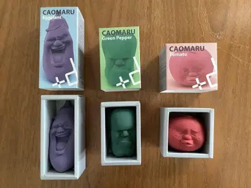 CAOMARU 야채 캐릭터 피규어 세트
