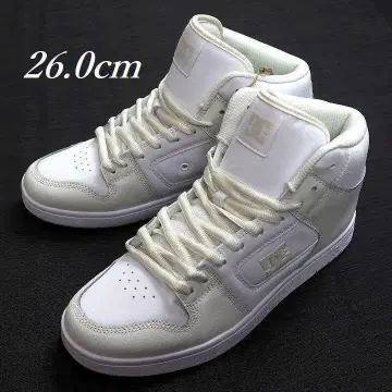 새상품 DC SHOES 만테카 4 하이컷 스니커즈 화이트 26cm