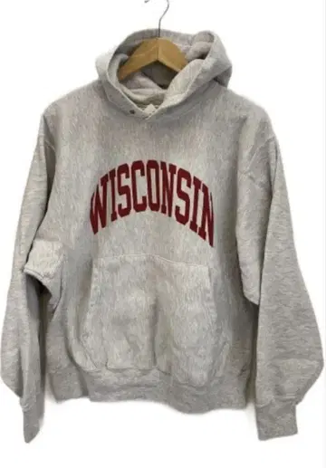 90s 00s Champion 리버스 위브 wisconsin 후드티