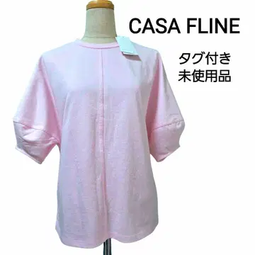 [택 포함 미사용품] CASA FLINE 오가닉 코튼 T셔츠
