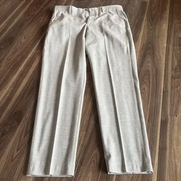 ZARA 라이트 그레이 플리츠 슬랙스