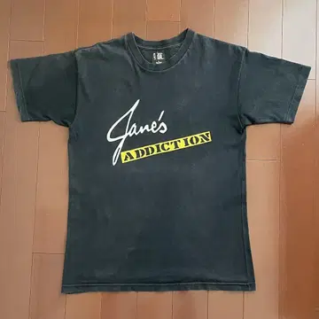 Jane's Addiction 티셔츠 L 사이즈 블랙