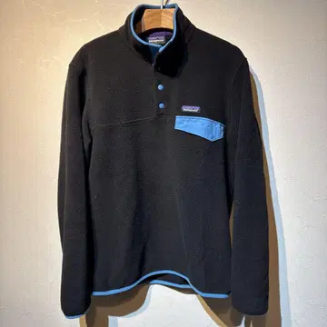 patagonia 플리스 하프 지퍼 블랙/파랑