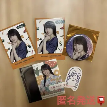 오오코시 히나노 포토 카드 & 캔뱃지 & 캐리커처 스티커